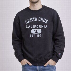 Champion Santa Cruz CA 1971 Crewneck Brown Size Small